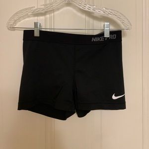 Nike Pro Black 3” Spandex Shorts